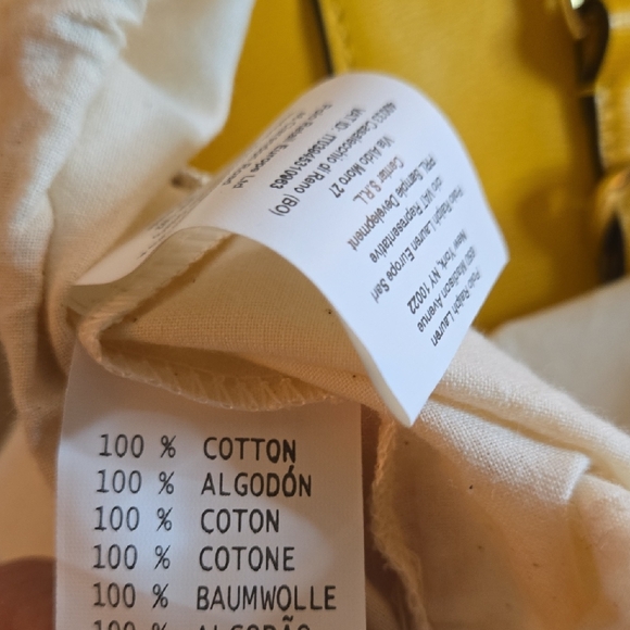 Lauren Ralph Lauren Vibrant Yellow Shoulder Bag - Picture 16 of 16